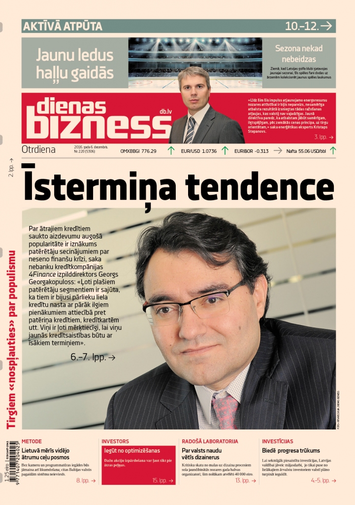 Īstermiņa kredīti ir tendence