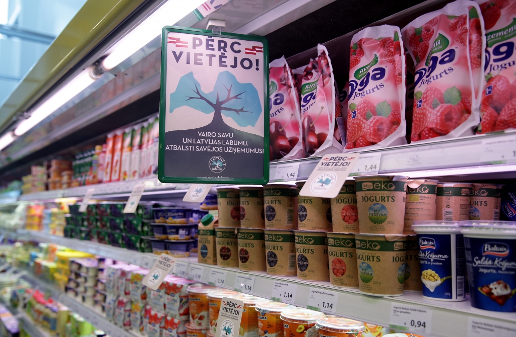 Gulbe: Piena produktu cenas veikalos varētu augt jau šogad