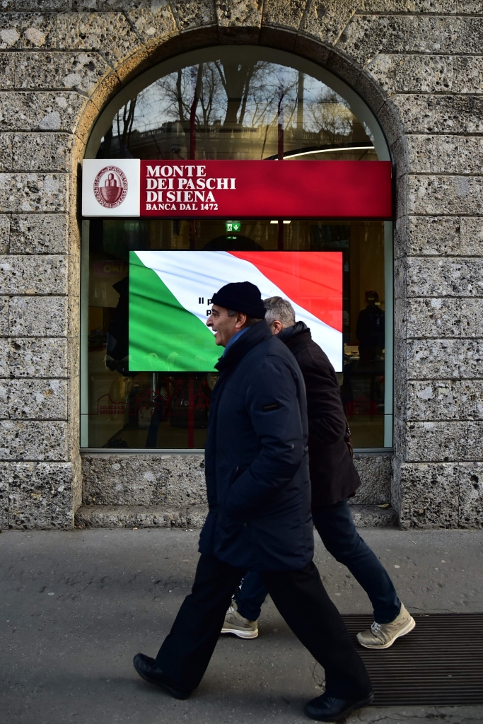 ECB aicina Itālijas BMPS saņemt valsts glābšanu 8,8 miljardu eiro apmērā