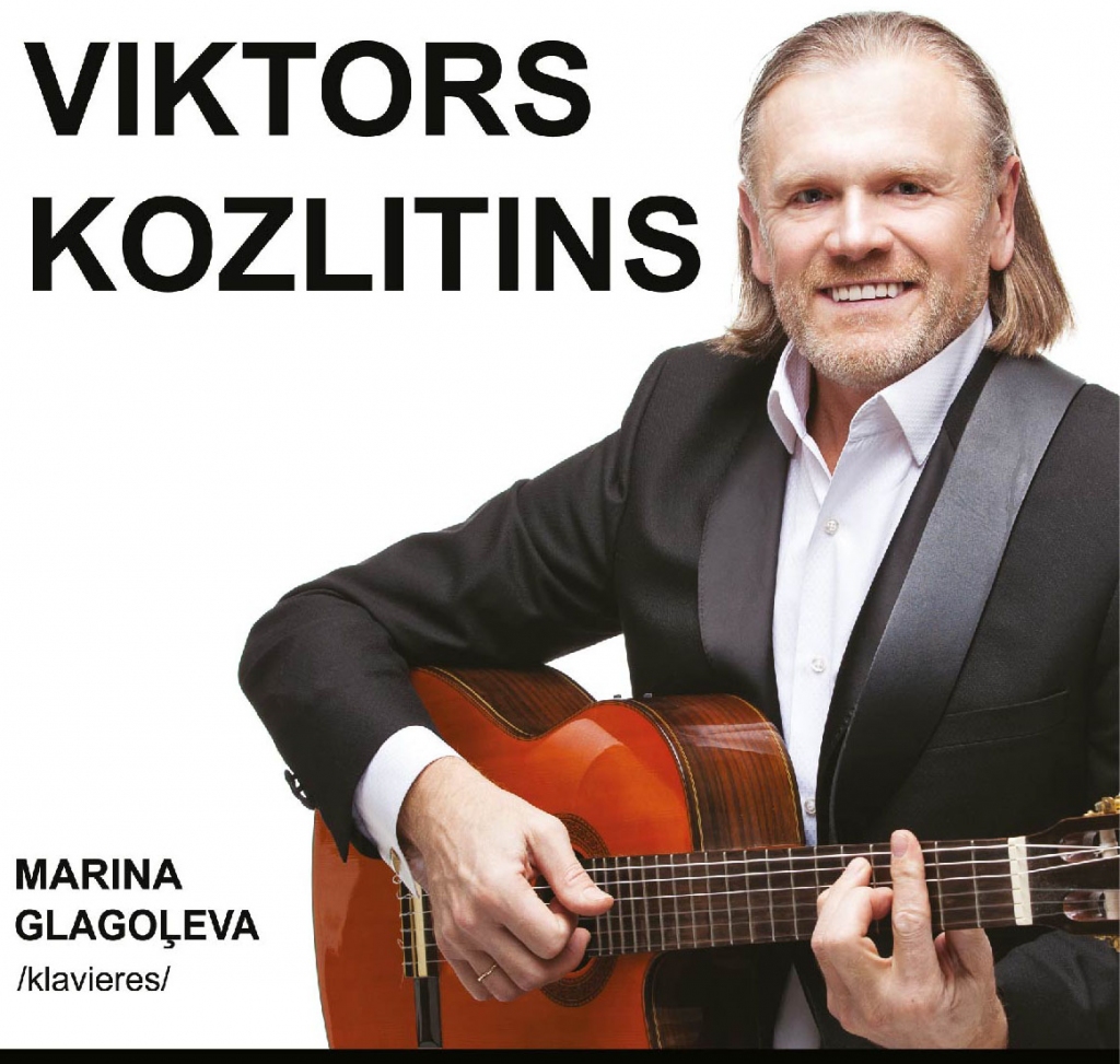 Aizkrauklē Viktora Kozlitina (baritons, ģitāra) koncerts “Romances un dziesmas no Muslima Magomajeva repertuāra”