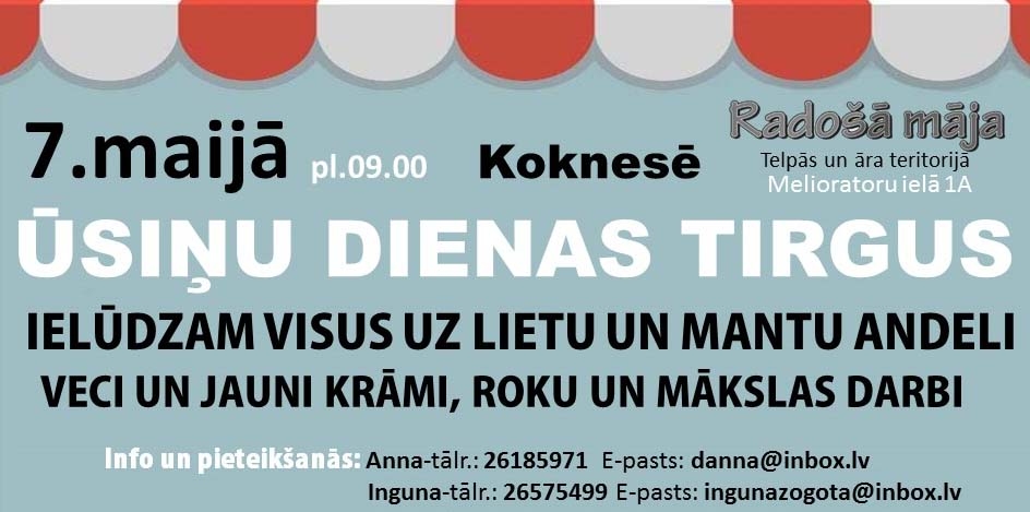 Koknesē Ūsiņu dienas tirgus