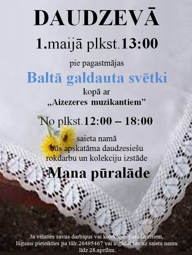 Daudzevā Baltā galdauta svētki