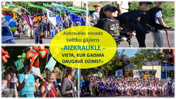 Aizkraukles novada svētku gājiens