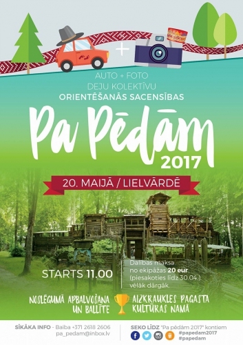 Fotoorientēšanās sacensības "Pa Pēdām"