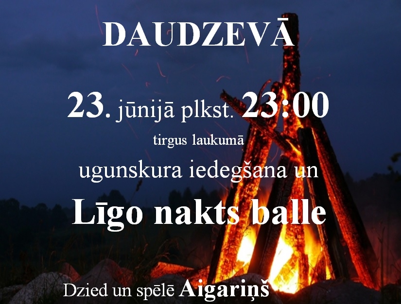 Daudzevā Līgo nakts balle