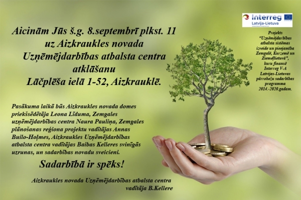 Aizkrauklē atklās Uzņēmējdarbības atbalsta centru