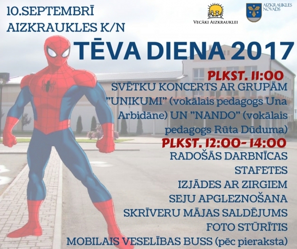 Aizkrauklē “Tēva diena 2017”