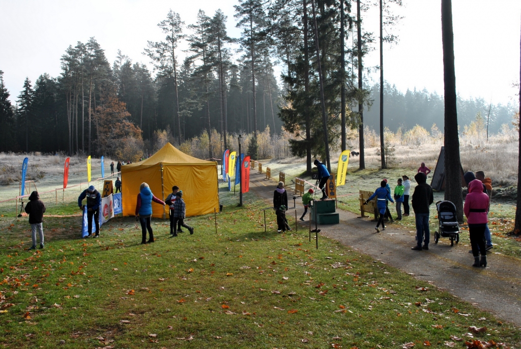 Slēpotāju kross pulcē daudzus dalībniekus