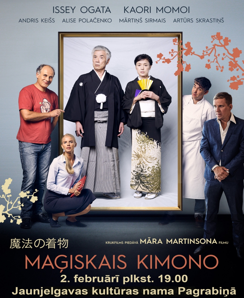 Jaunjelgavā filma "Maģiskais kimono"