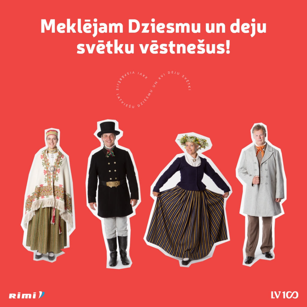 Meklē Dziesmu un Deju svētku vēstnešus Zemgalē