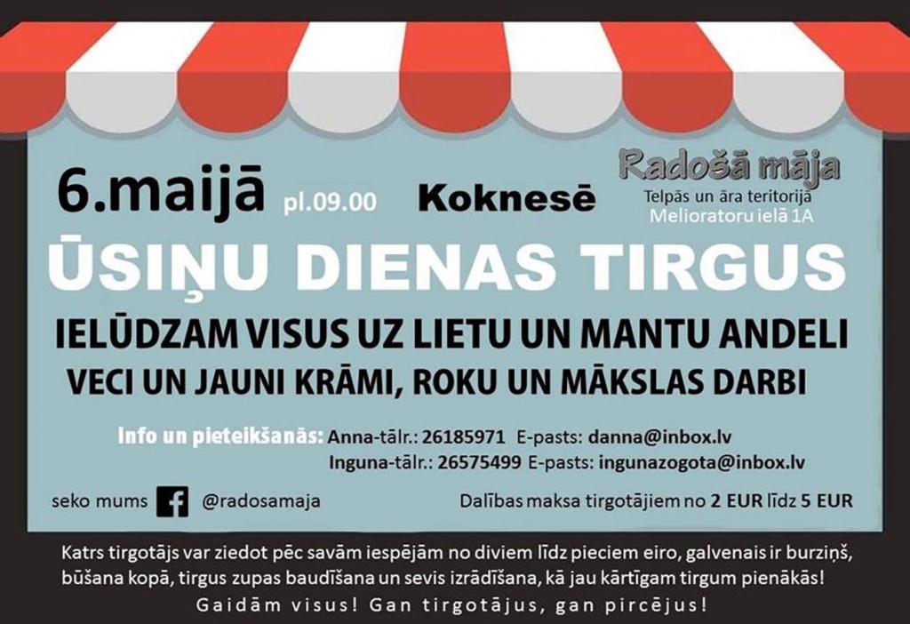 Koknesē Ūsiņu dienas tirgus