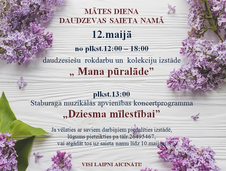 Daudzevā – Mātes dienas svinības