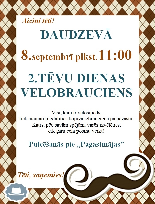 Daudzevā Tēva dienas velobrauciens