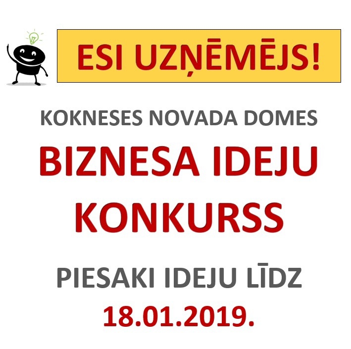 Koknesē izsludina biznesa ideju konkursu