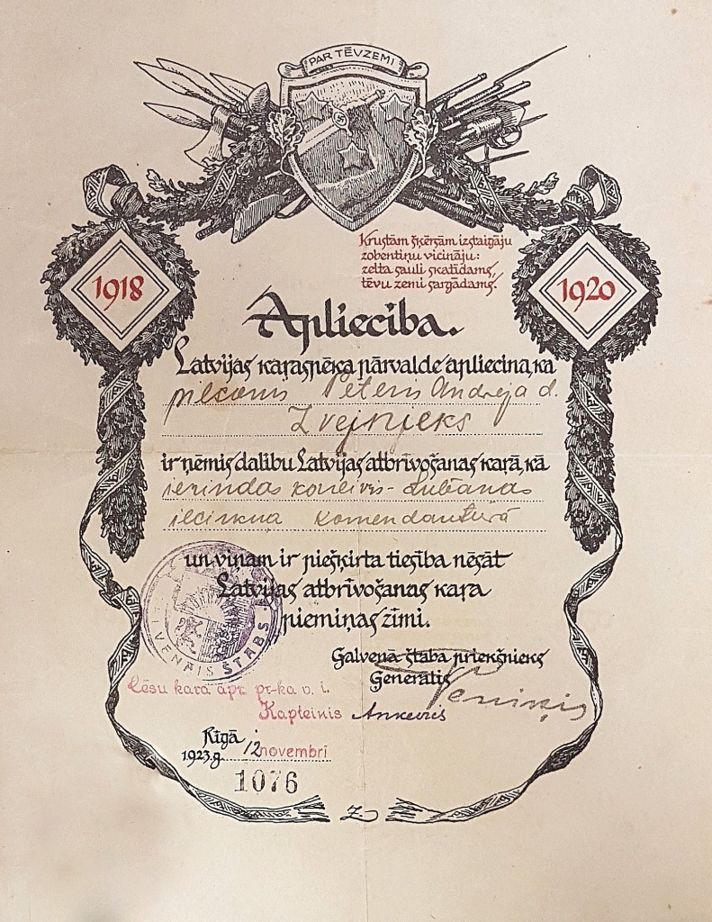 Piedzima un dzīvoja kopā ar Latviju