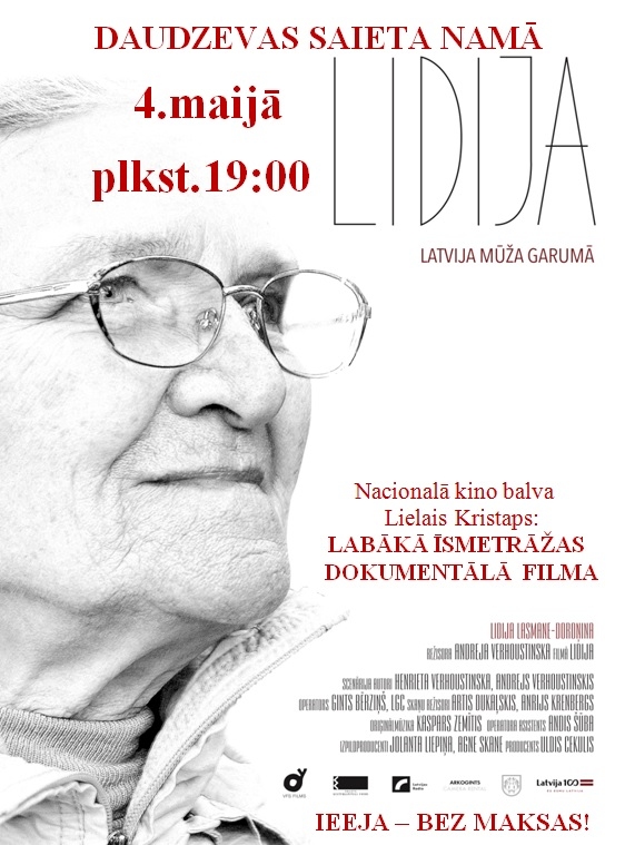 Daudzevā dokumentālā filma "Lidija"