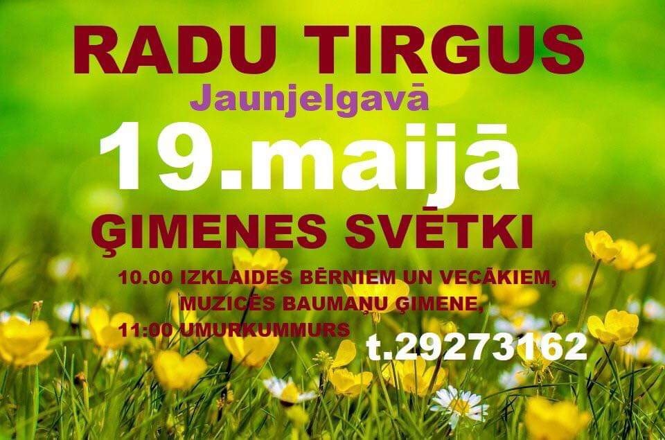 Jaunjelgavā Radu tirgus un Ģimenes svētki