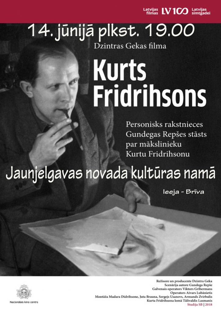 Jaunjelgavā Dzintras Gekas filma "Kurts Fridrihsons"