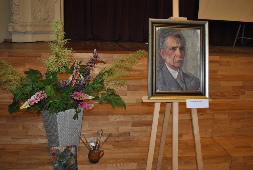 Māksliniekam Aleksandram Štrālam — 140