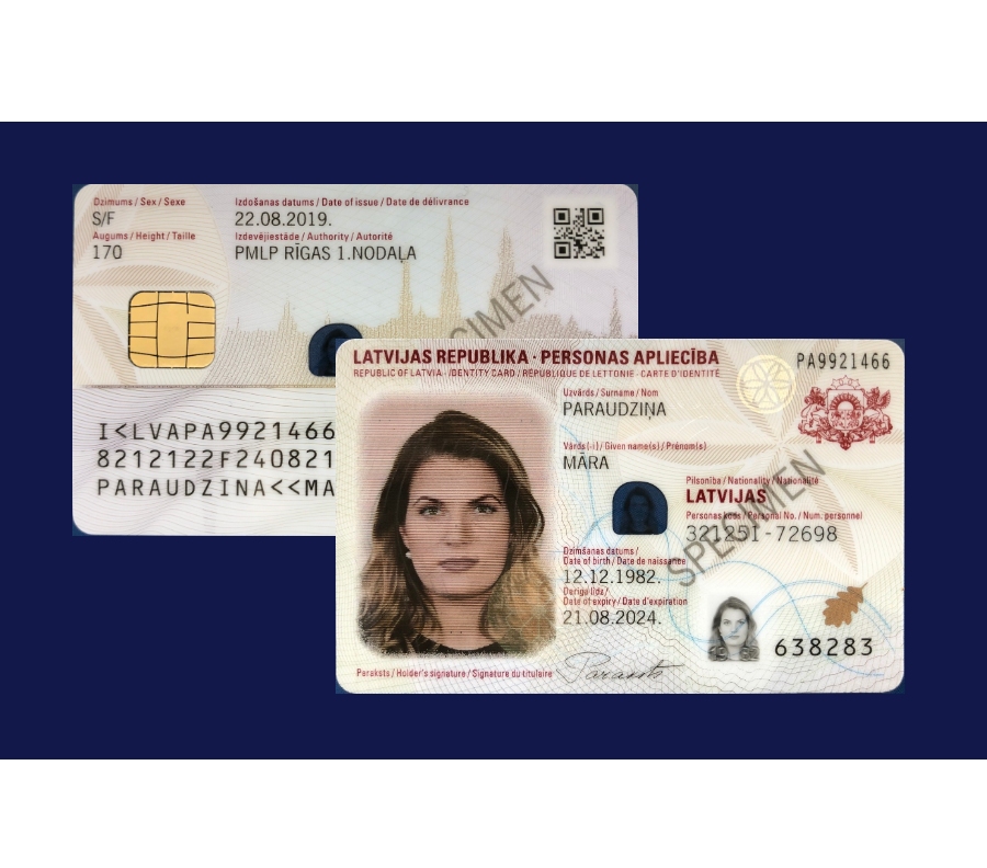 Apstiprina jaunā parauga personas apliecības