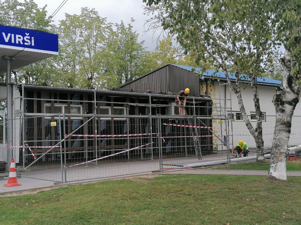 Modernizē degvielas uzpildes staciju