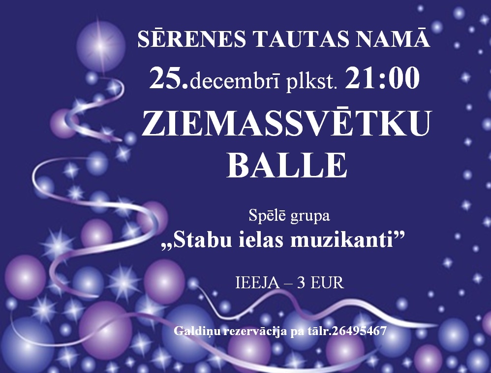 Sērenē Ziemassvētku balle