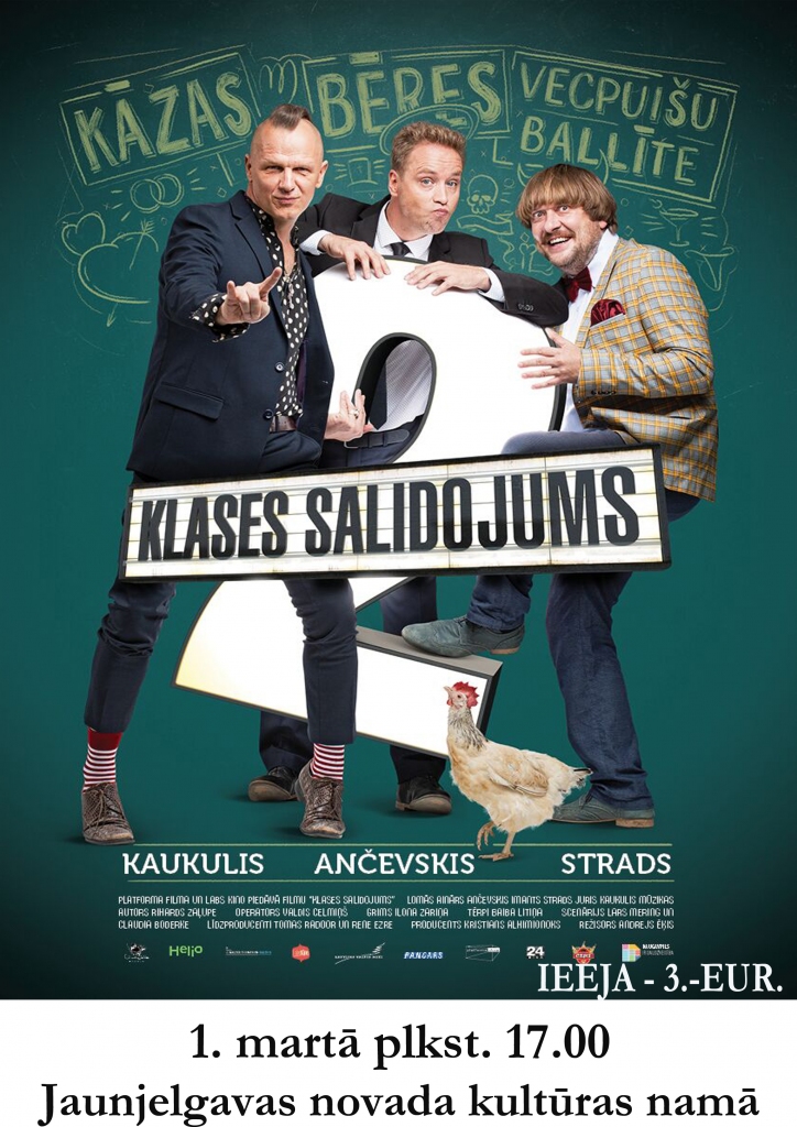 Jaunjelgavā filma "Klases salidojums"