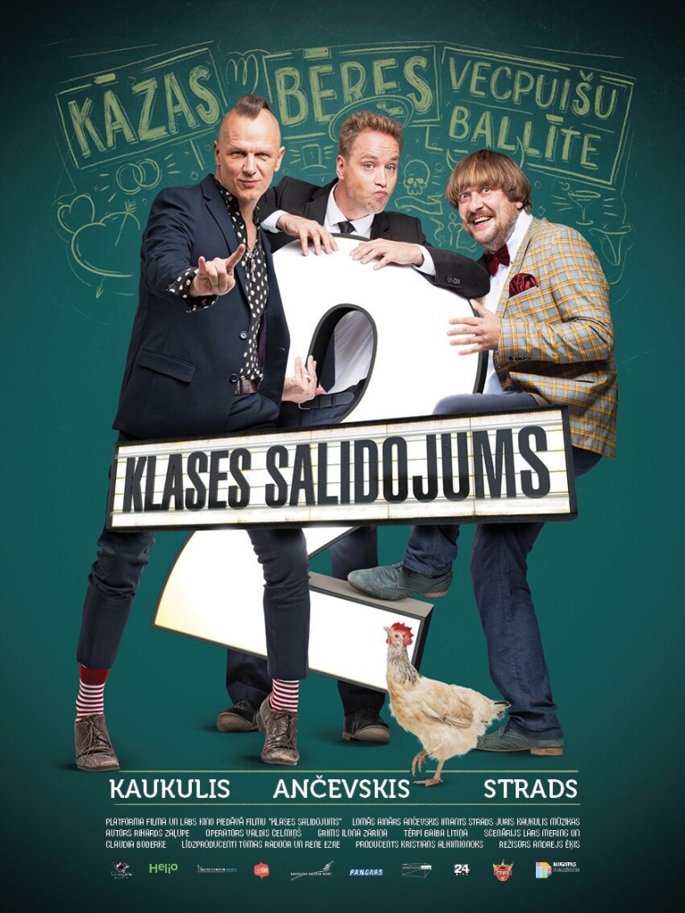 Aizkrauklē filma “Klases salidojums 2”