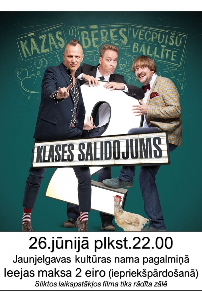 Jaunjelgavā filma "Klases salidojums"