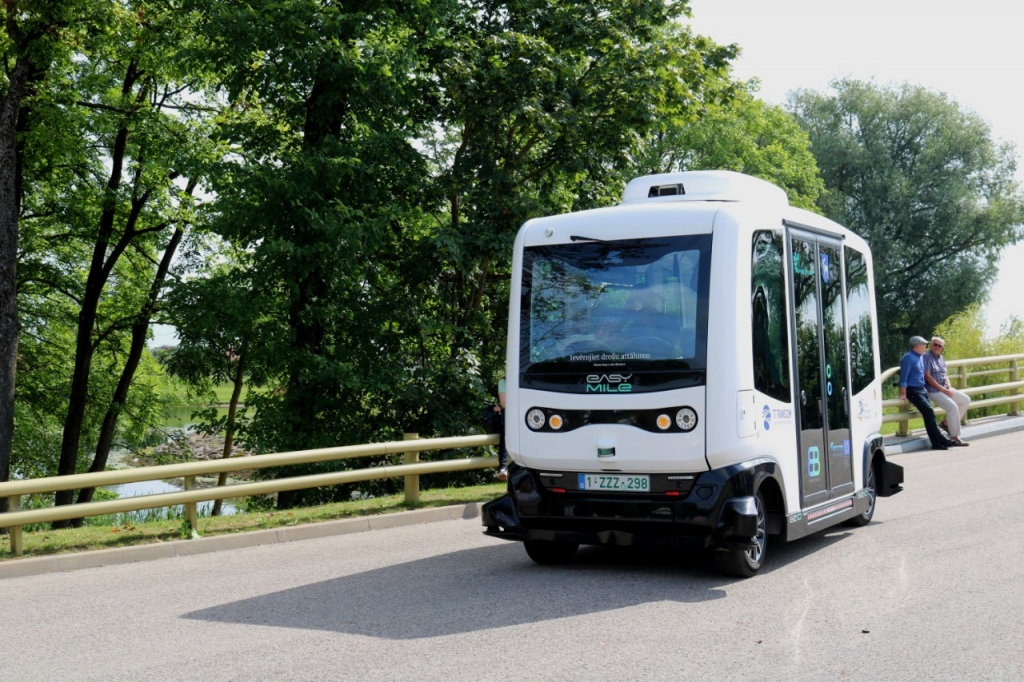 Zināms bezpilota autobusa kursēšanas grafiks Aizkrauklē