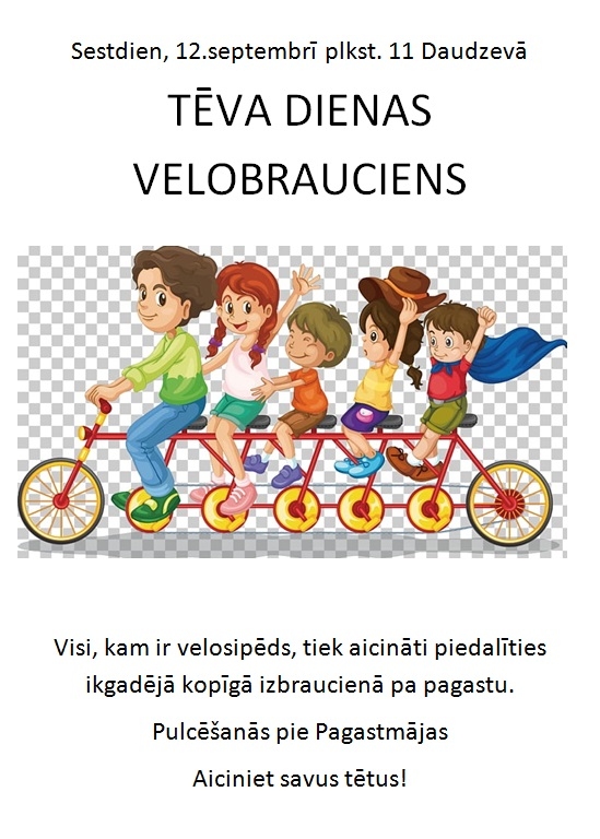 Daudzevā — Tēva dienas velobrauciens