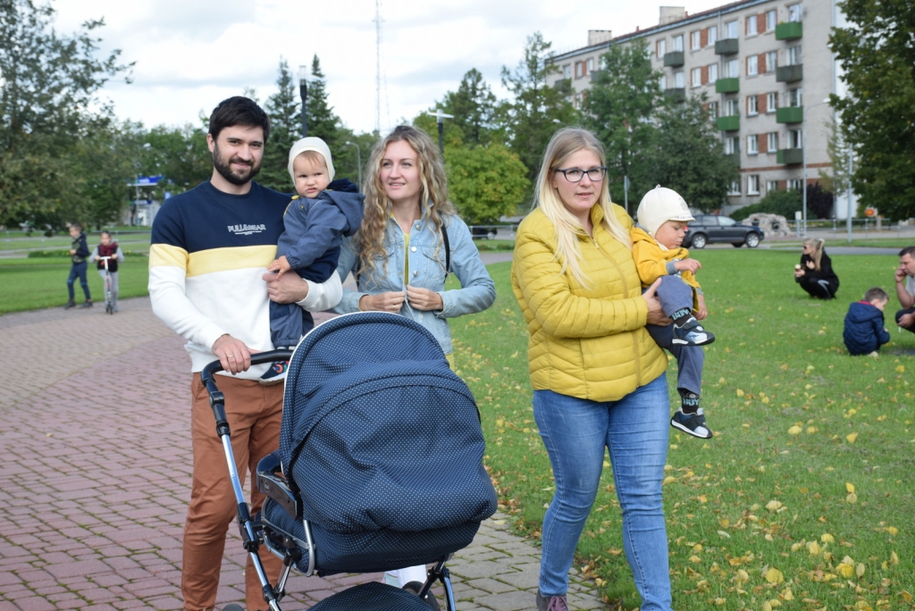 Foto: Aizkraukles mazuļu sveikšanas pasākumā