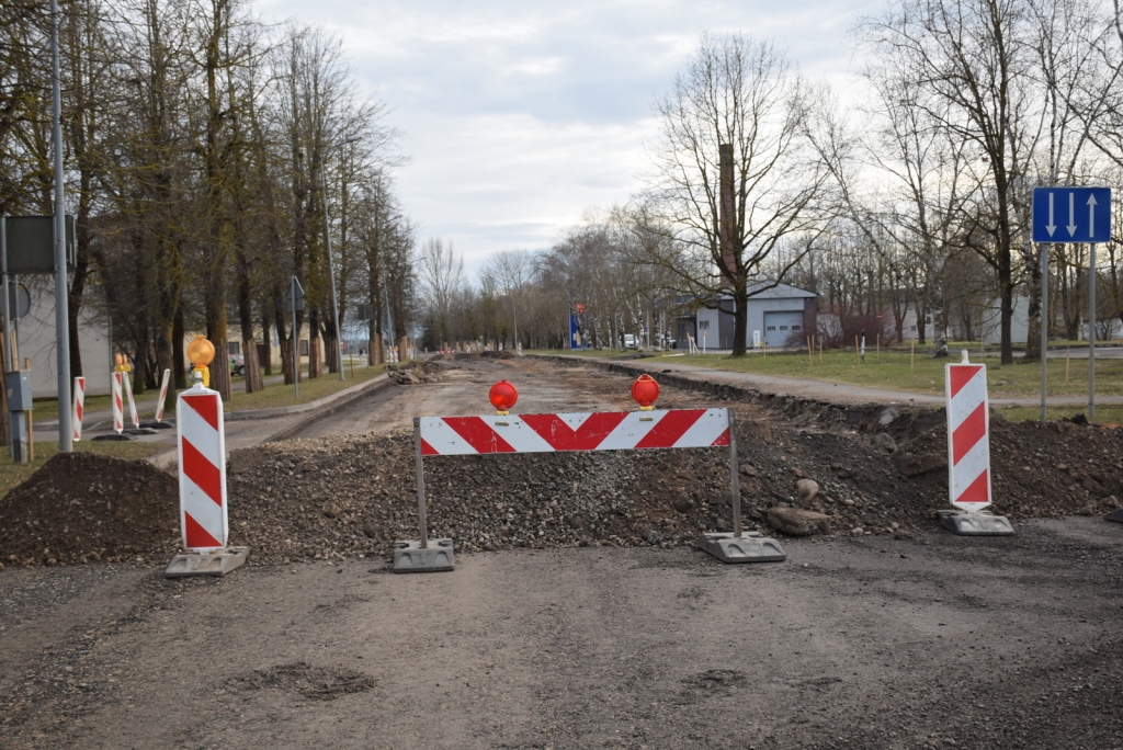 Aizkrauklē autotransportam slēgts viens Gaismas ielas posms