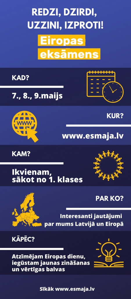 Eksāmens gan pieaugušajiem,gan skolēniem