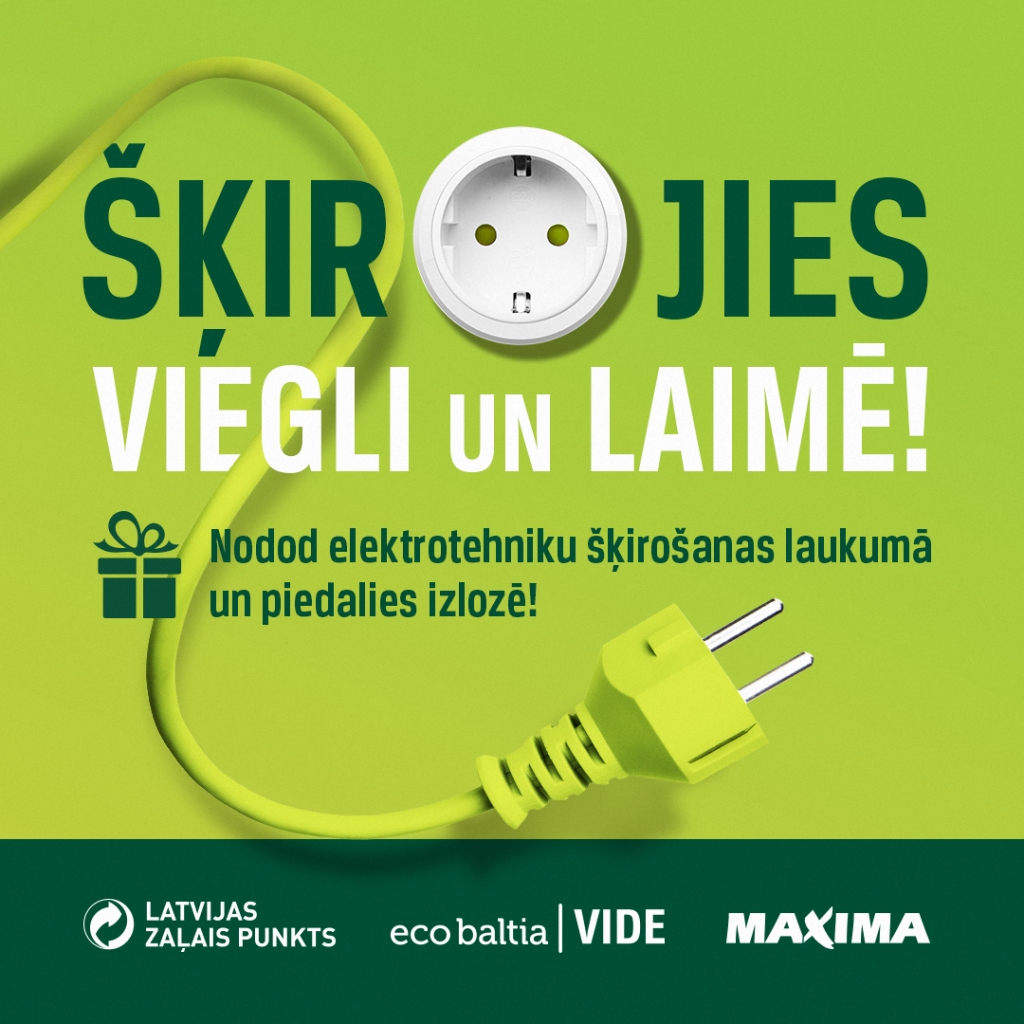 Nodod nevajadzīgo elektrotehniku un laimē balvas!