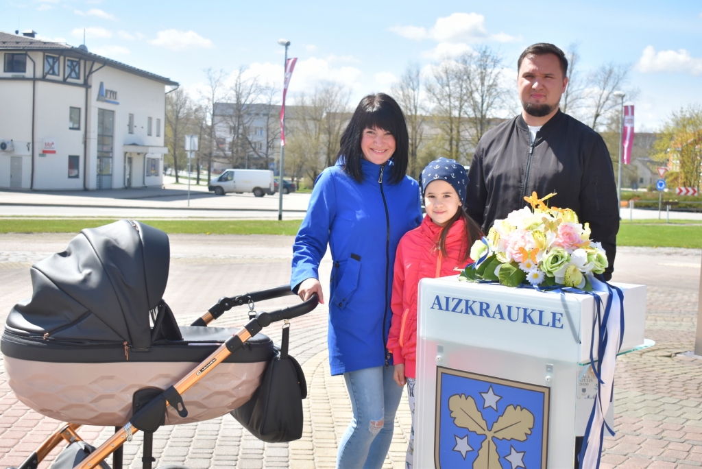 Laimes cepumiņš Aizkraukles novada mazulīšiem