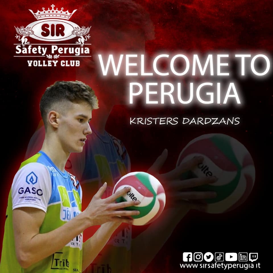 Pievienosies Itālijas spēcīgākās līgas klubam “Sir Safety Perugia”