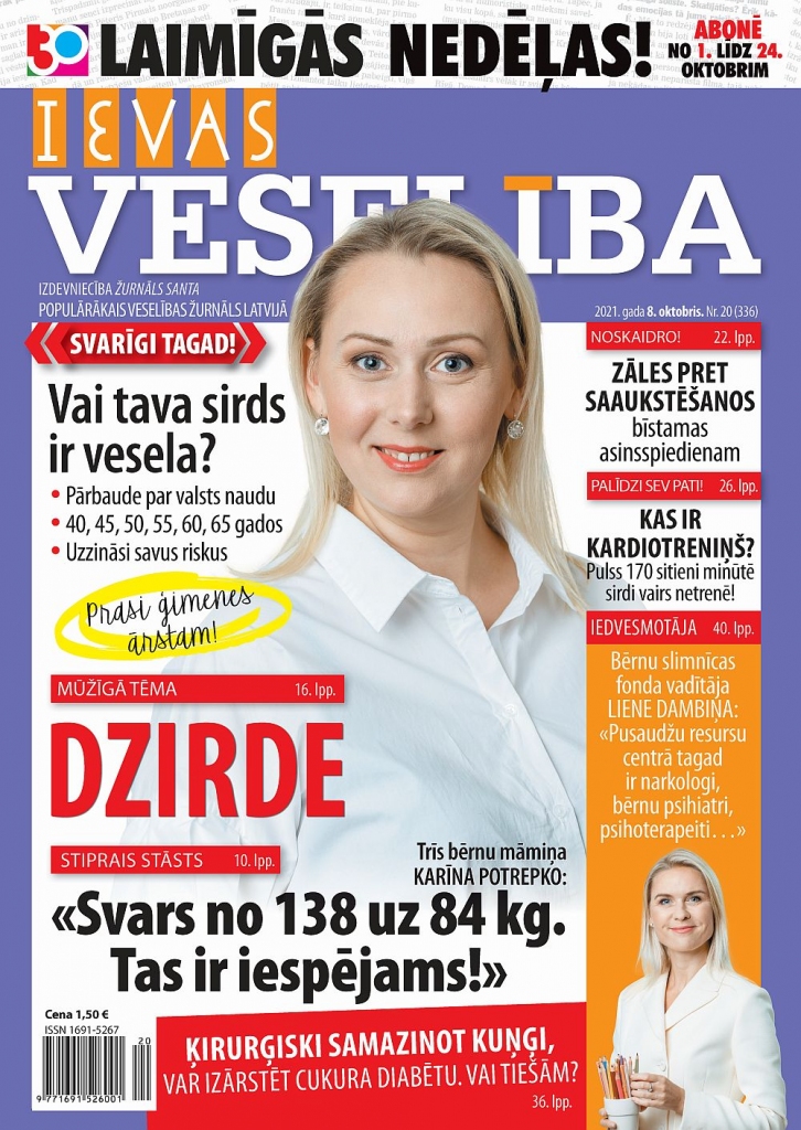 Žurnālā “Ievas Veselība”